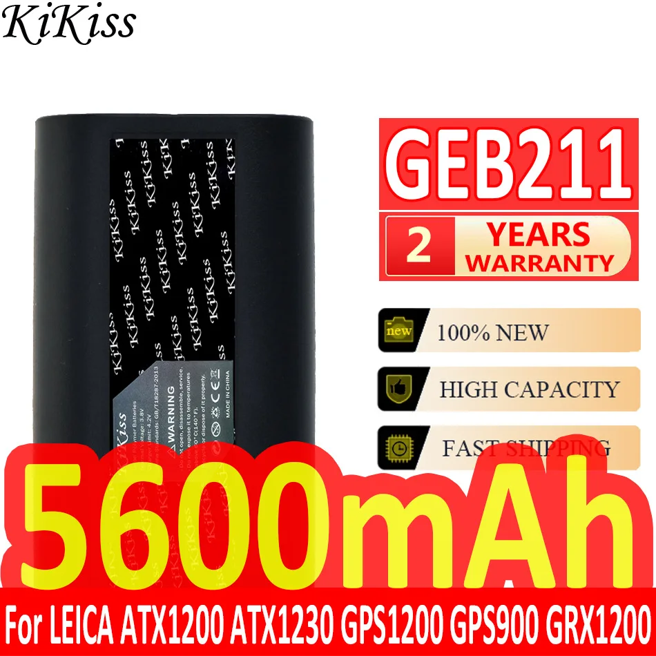 

5600mAh KiKiss Powerful Battery For LEICA GEB211 GEB212 ATX1200 ATX1230 GPS1200 GPS900 GRX1200