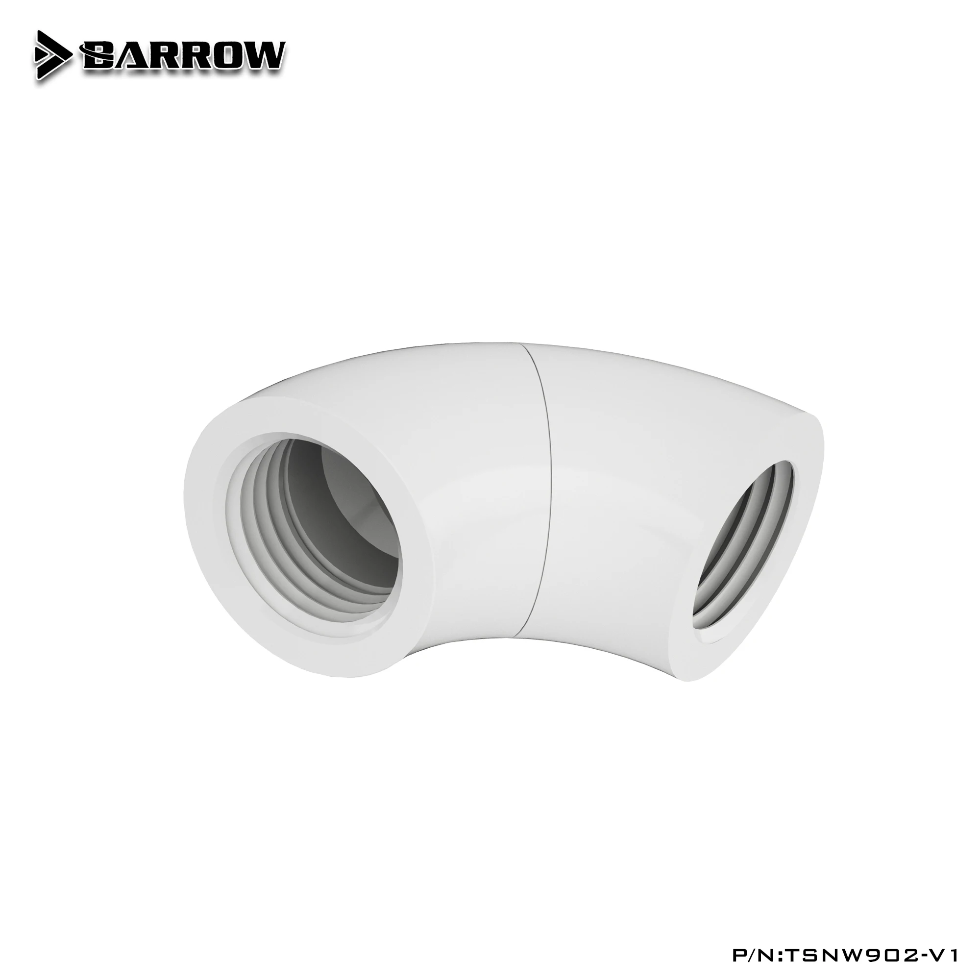 

Barrow G1/4, 90 °, змеевик поворотный Переходник (гнездо-гнездо), поворотный фитинг на 360 °, TSNW902-V1