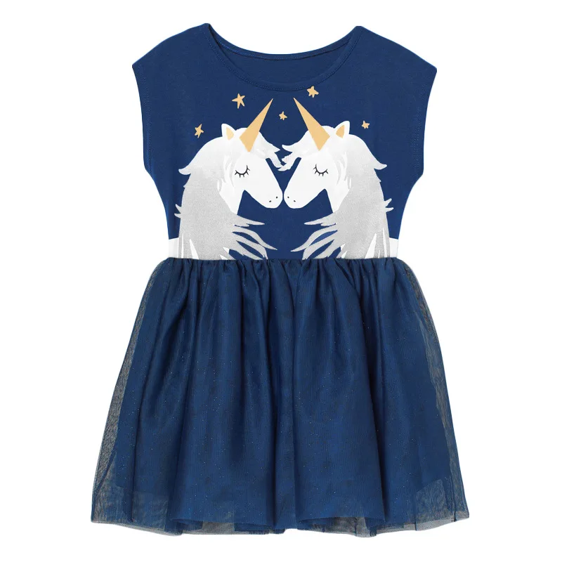New Girl Summer Baby Gauze Skirt Children's Clothing Mesh Children's Dress Short Sleeve enlarge