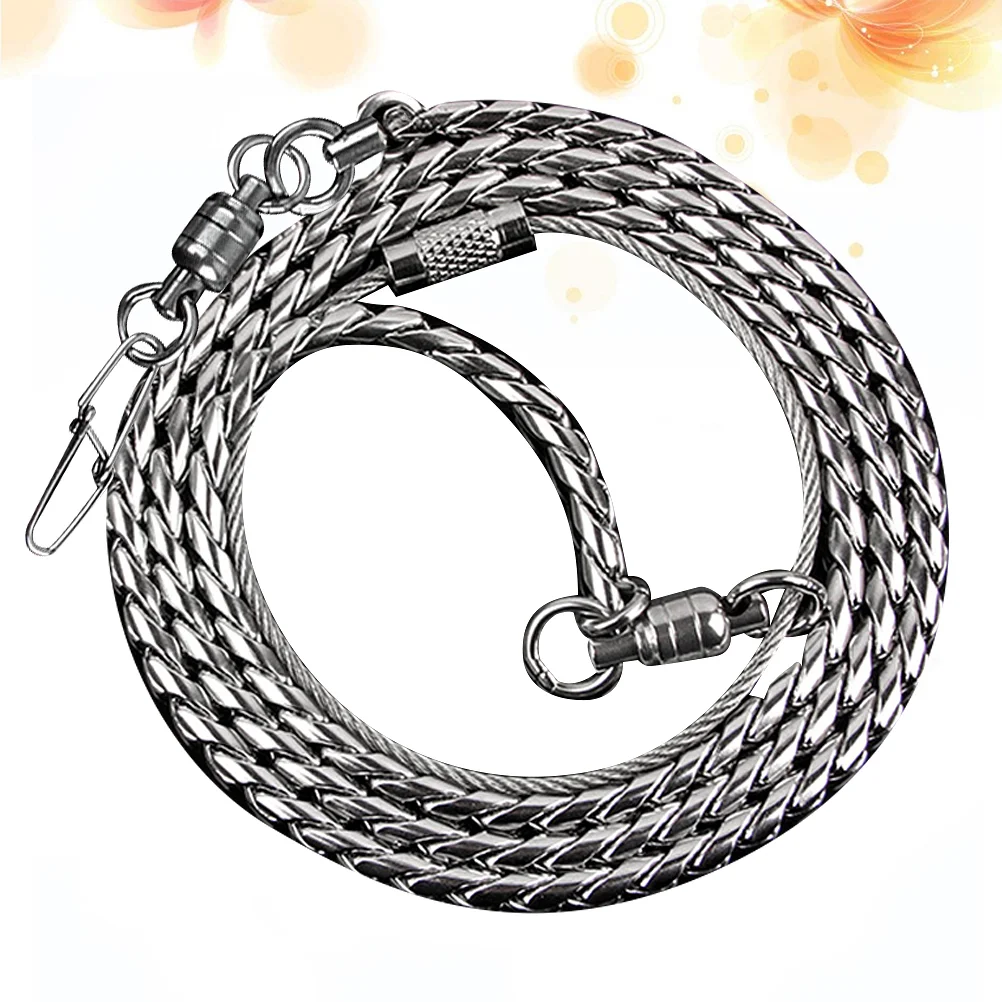 

Bird Chain, Stainless Steel Anti- Off Flying Training Anklet Ring, Durable Bird Leash Parrot Chain for Cockatiels Parrot
