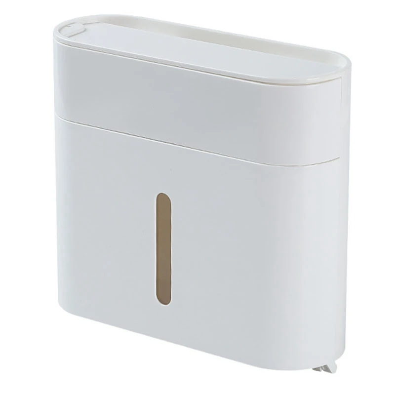 Toilet Paper Box, Toilet Paper Towel, Toilet Paper Rack, Household Kitchen, Non-Perforated Pumping Paper Roll Storage