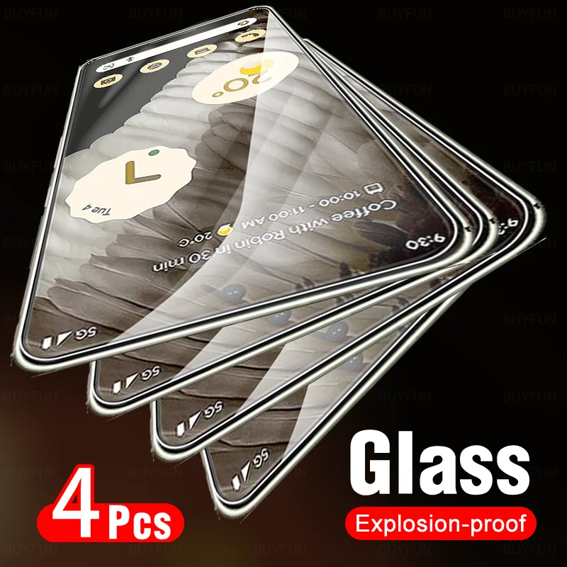 

4 шт., Защитное стекло для Google Pixel 7 Pixel 6 6A Pixel6 Pixel6a Pixel7