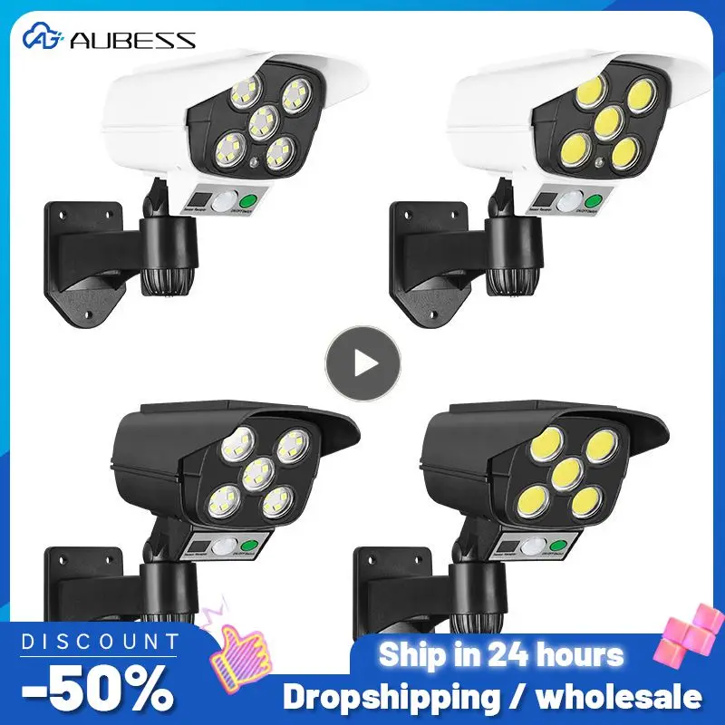 

Fake Dummy Camera Security CCTV Human Body Induction Solar Light OutdoorSMD/COB For Garden/courtyard/ Terrace