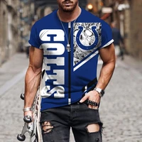 retro classic mens european and american style oversized t shirt printing pattern short sleeved o leader casual fashion