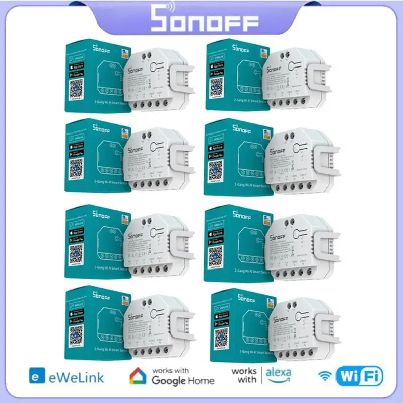 

Мини-переключатель SONOFF DUAL R3/DUAL R3 Lite с поддержкой Wi-Fi