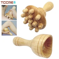 wooden swedish massage cup mushroom massager wood therapy massage tools for anti cellulite lymphatic drainage body shaping