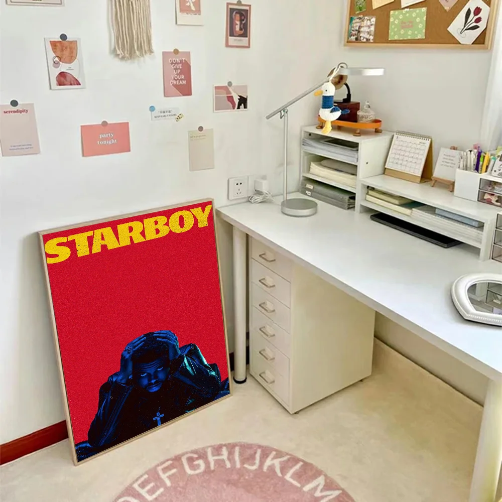 Плакат The Weeknd - Популярный График С Бумажным Принтом Для Домашнего Декора