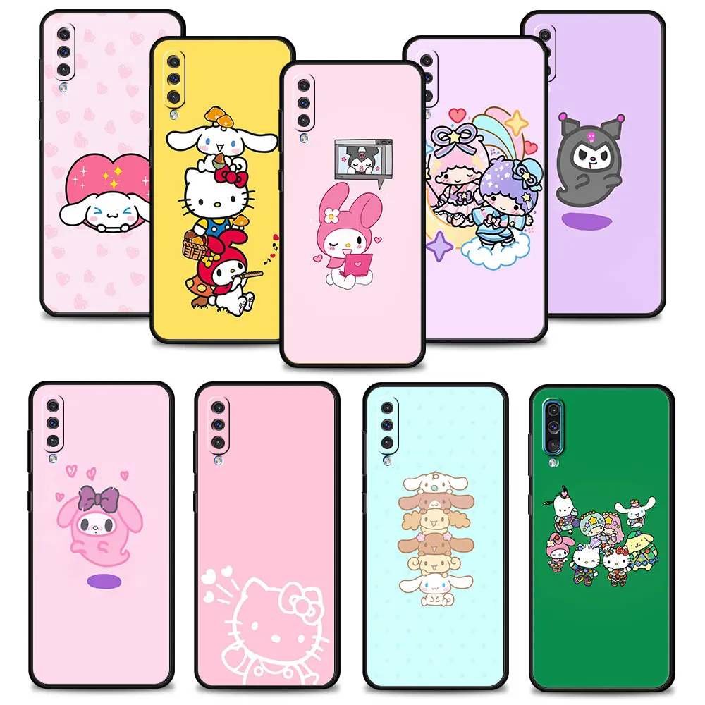 

Silicone Case For Samsung Galaxy A70 A70s A50 A30s A04s A20s A20e A02 A02s A03 M52 A42 M31 Cinnamoroll Kuromi Look My Melody