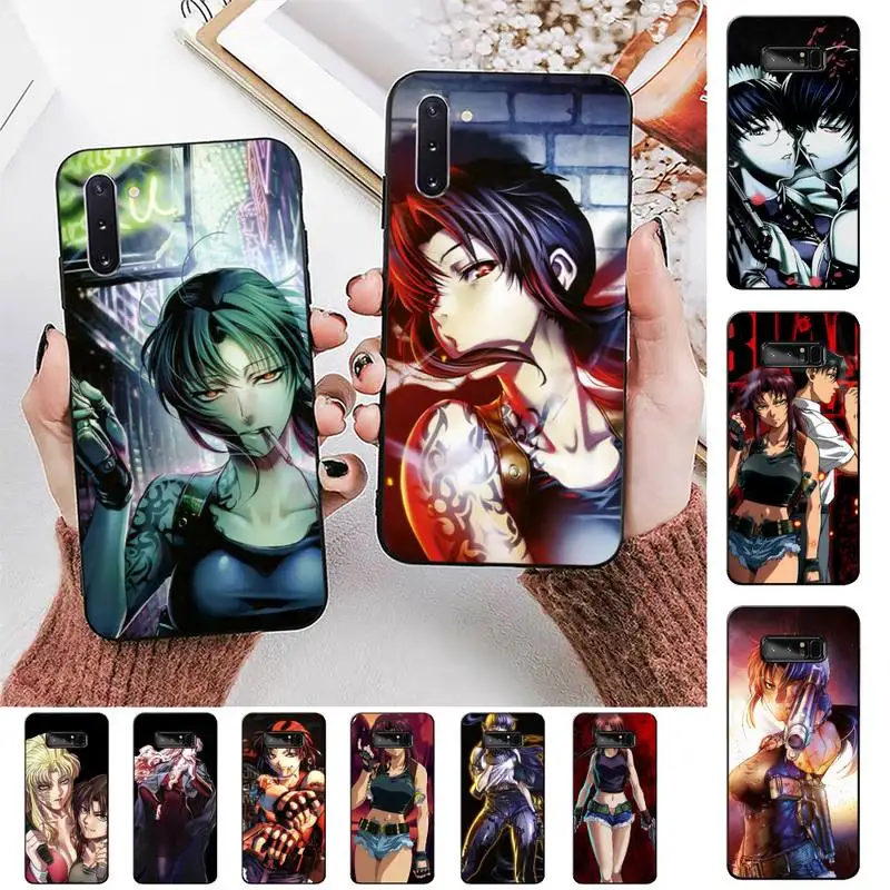

Yinuoda BLACK LAGOON Phone Case for Samsung Note 5 7 8 9 10 20 pro plus lite ultra A21 12 72