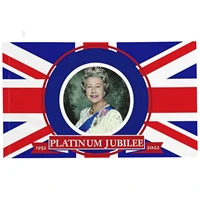 queens elizabeth jubilee union jack flag 2022 platinums jubilee flag anniversary british banner 70th party decorations for