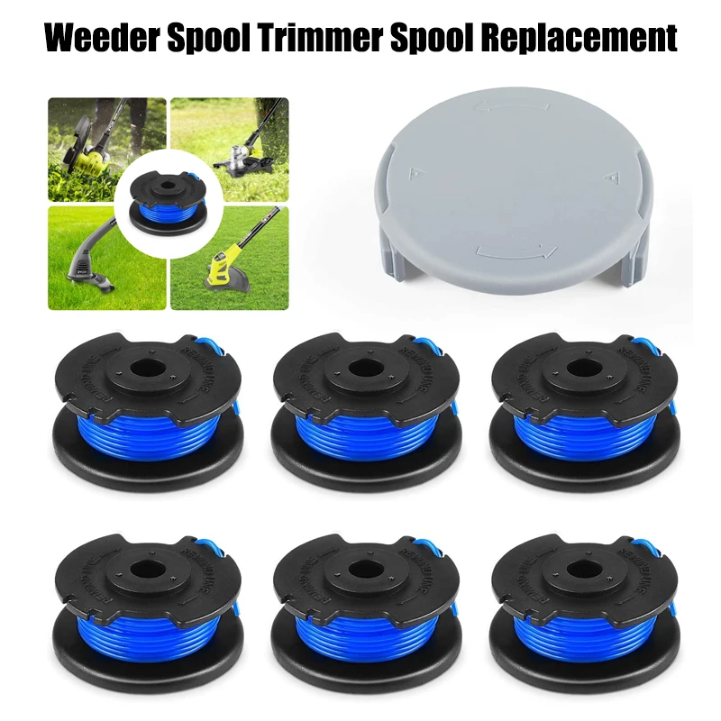 

Weeder Spool Trimmer Spool Replacement for Ryobi One Plus AC14RL3A 18V 24V 40V 11Ft 0.065 Inch Automatic Feed Wireless