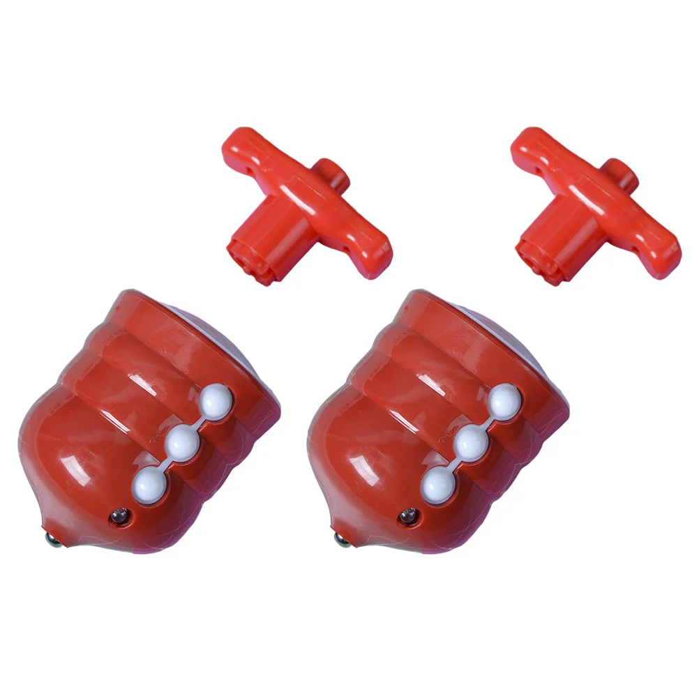 

2pcs Electric Gyros Kids Electric Toys Children Interactive Toys for Kids (Red)