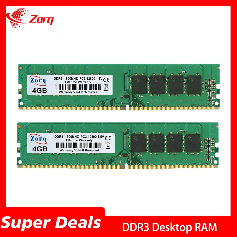 Оперативная память DDR3 DDR3L 4 ГБ 8 ОЗУ PC3 1600 1333 МГц Компьютерная UDimm 16 Гб оперативная