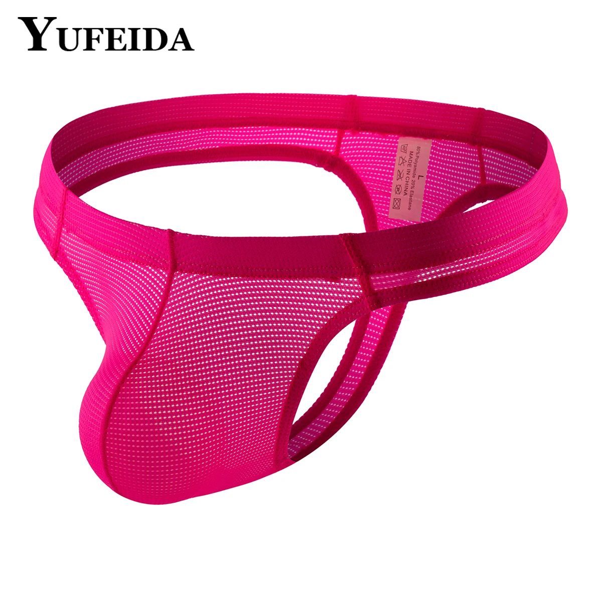 

YUFEIDA 1/4/8pcs Mens Sexy Breathable Mesh Bikini Briefs Thong Male Jockstrap Panties Mesh Gay Underwear Swimwear Sissy Lingerie