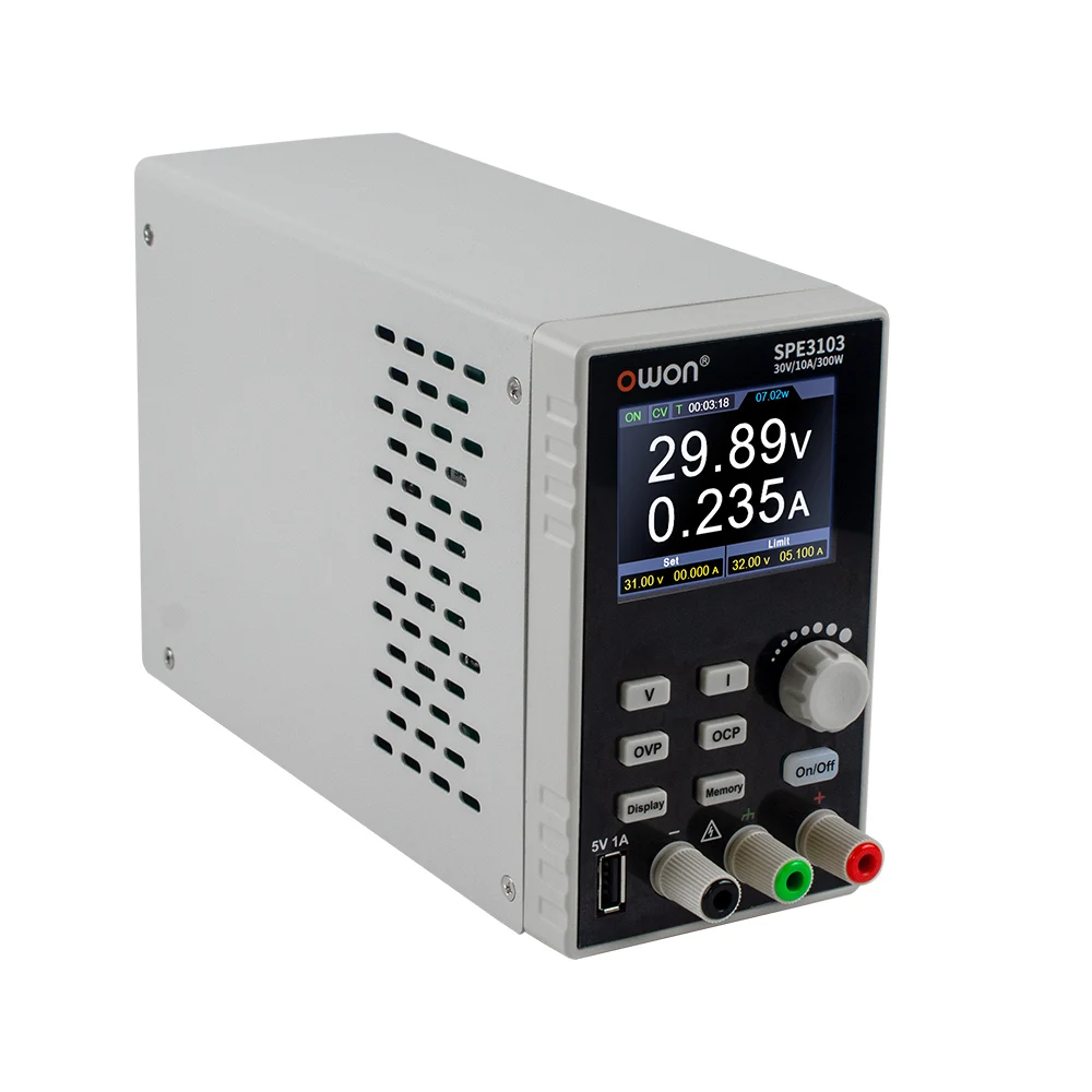 OWON 1-канальный Линейный источник питания постоянного тока SPE3103 SPE6103 регулируемый