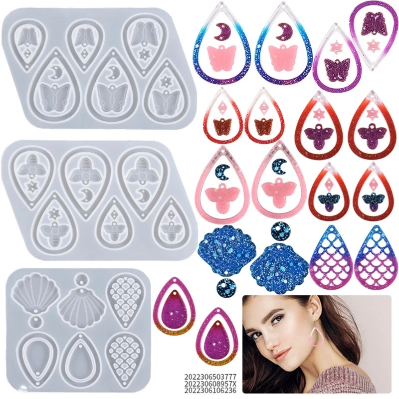 

Форма для подвески из смолы, силиконовые формы для литья ювелирных изделий, форма корпуса пчелы, Y08E