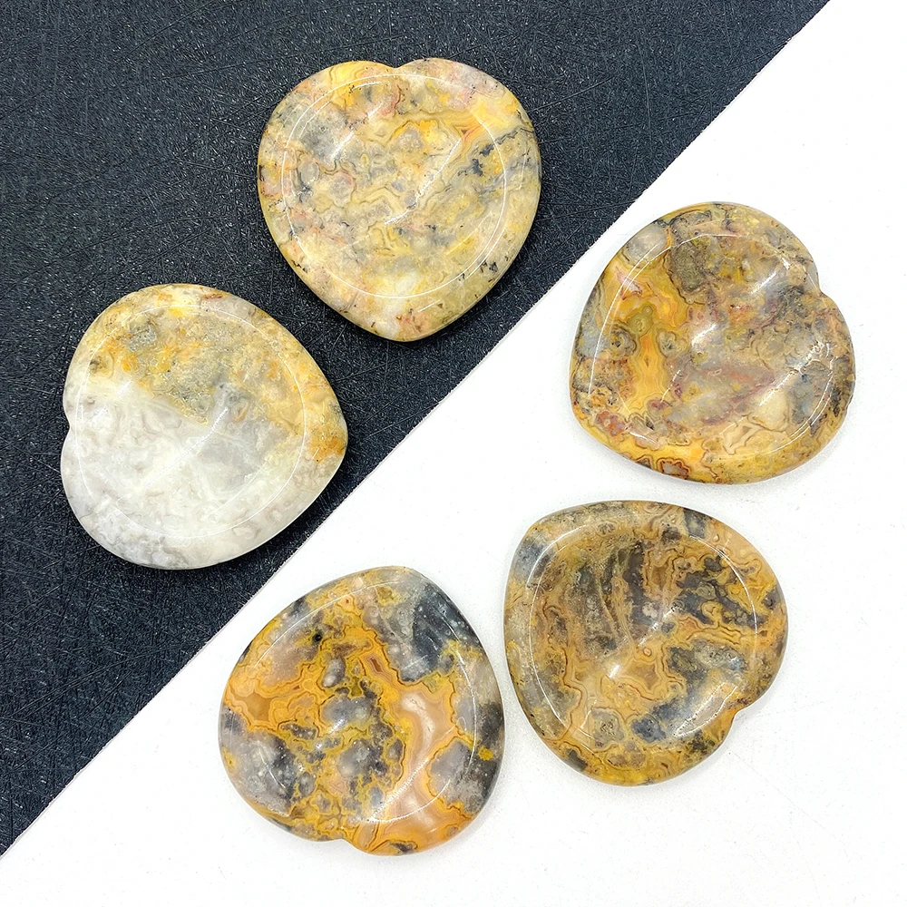 

Facial Care Massage Scraping Tool Set Day Crazy Agate Crystal Mineral Stone Neck Body Massager Healthcare Skin Products Scraper