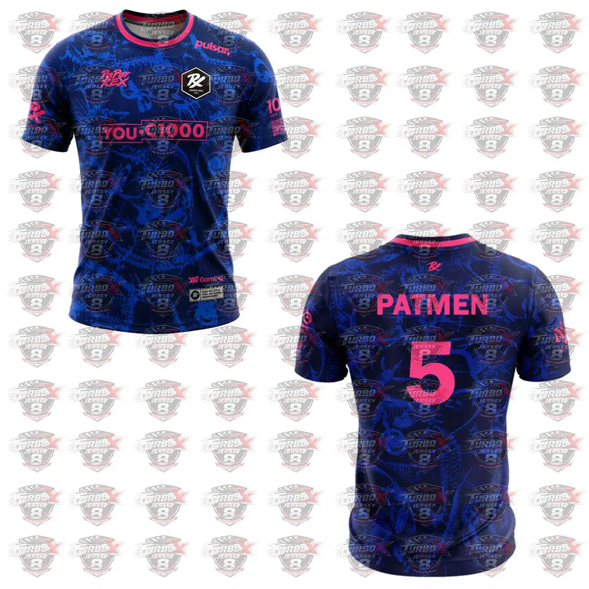 Фото Футболка Paper Rex 202627 Team Jersey VCT Game Esports Club PRX, униформа для мужчин, модная одежда с 3D-принтом, короткий рукав, для фанатов, ID-топы №2