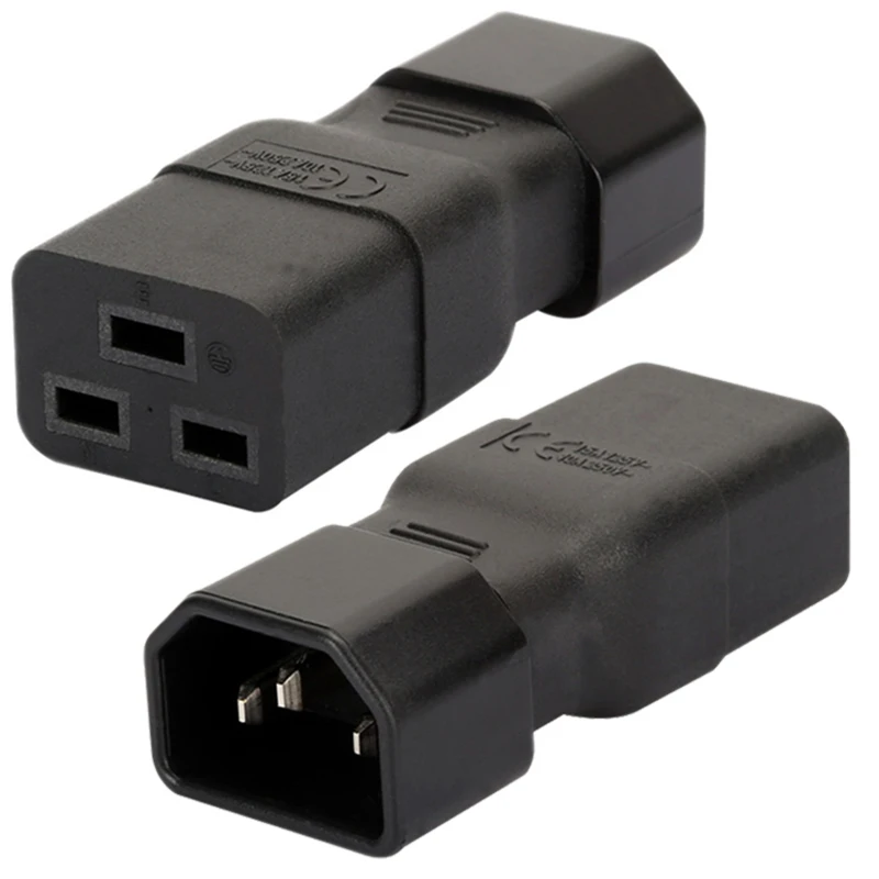 

10 шт., адаптер питания переменного тока IEC 320 C19 в C14