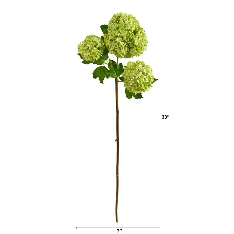 

Colorful Gorgeous Gorgeous Green Colorful Snowball Hydrangea Artificial Flower Set of 2 – Perfectly Decorate Any Space!