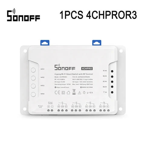SONOFF 4CH R3/ 4CH PRO R3  модуль умного переключателя