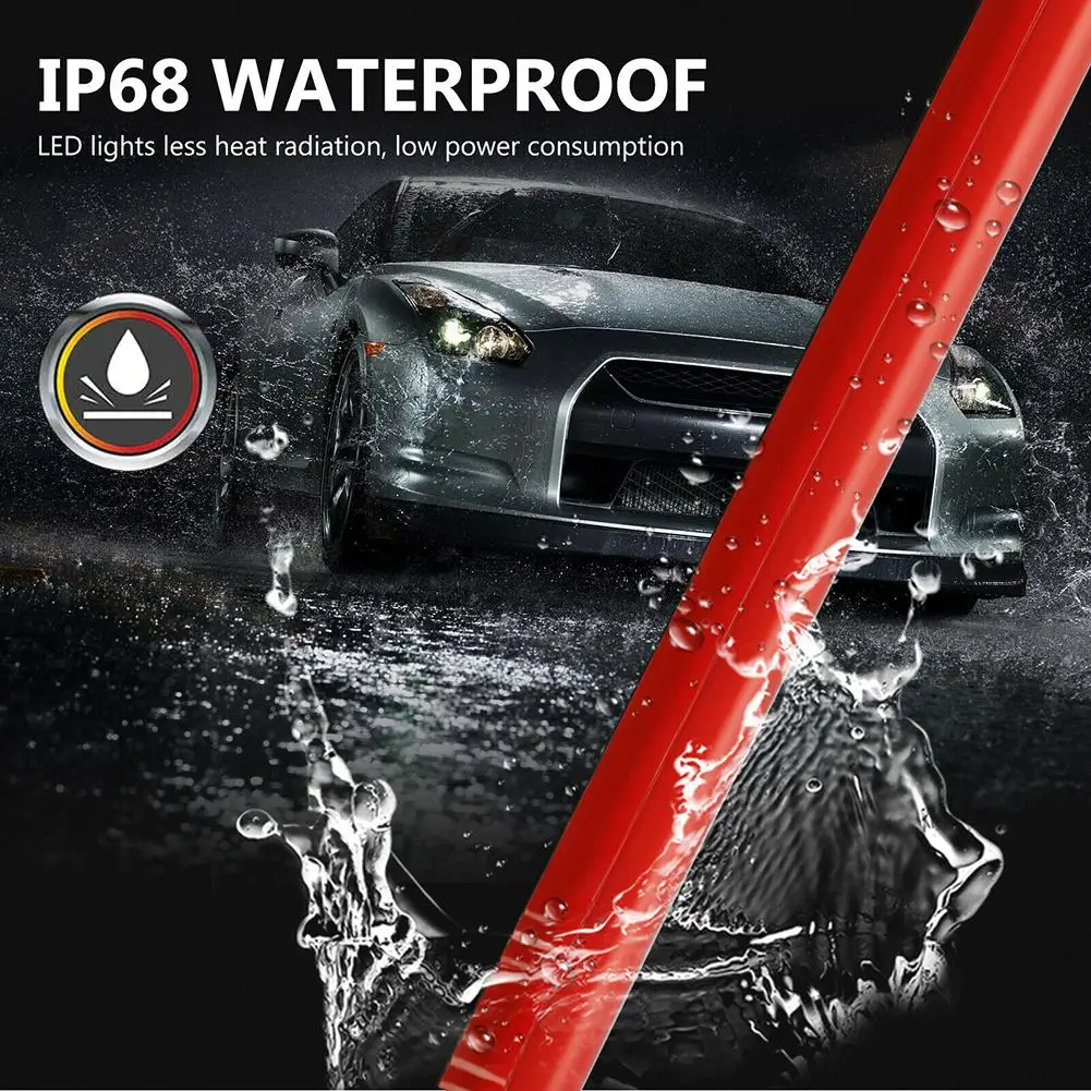 Автомобильный стоп-сигнал светодиодный сигнал поворота задний фонарь с высоким