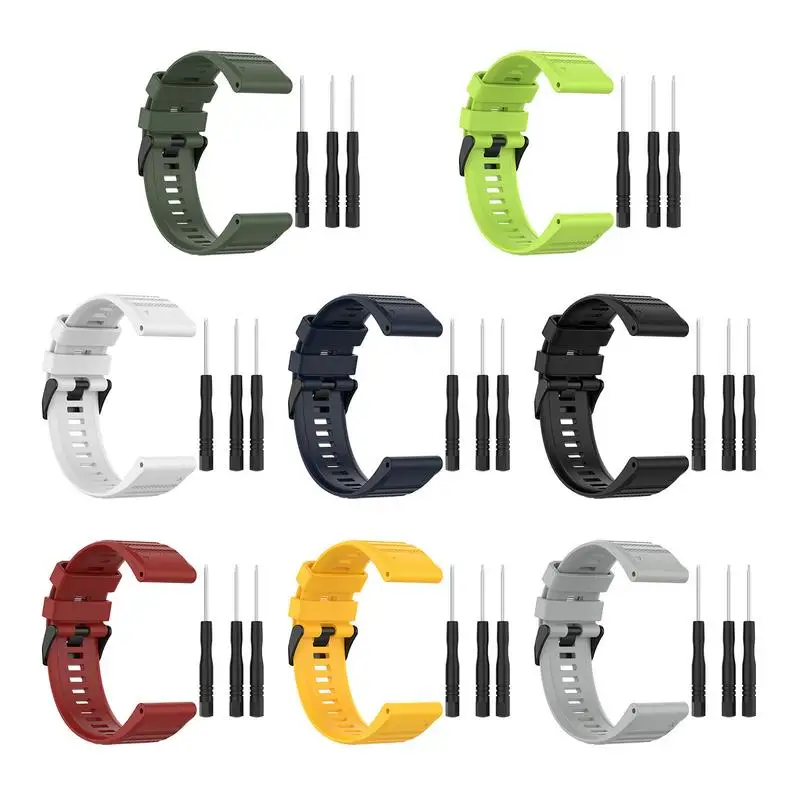 

Ремешок для наручных часов Garmin fenix6, силиконовый быстросъемный браслет для Garmin Fenix 5, 22 мм