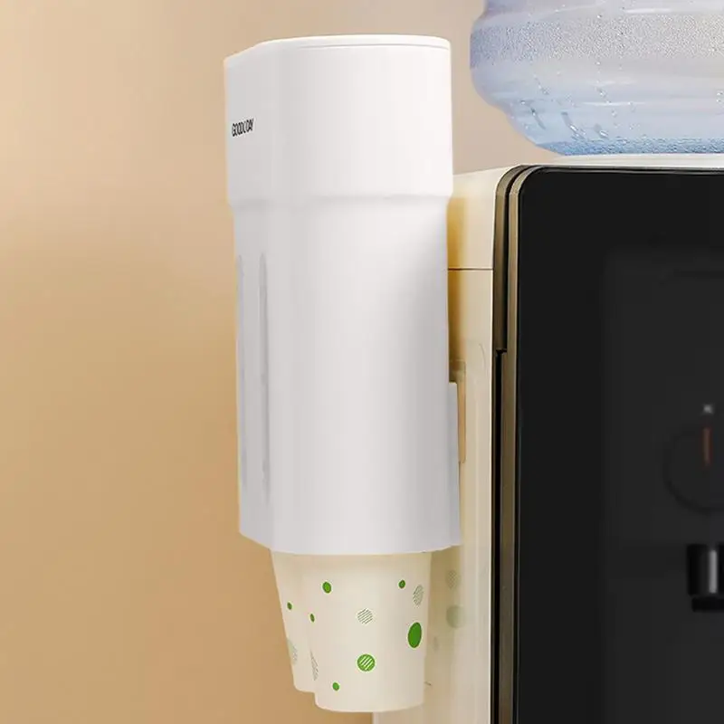 Диспенсер для стаканчиков настенное крепление пылезащитный большой емкости