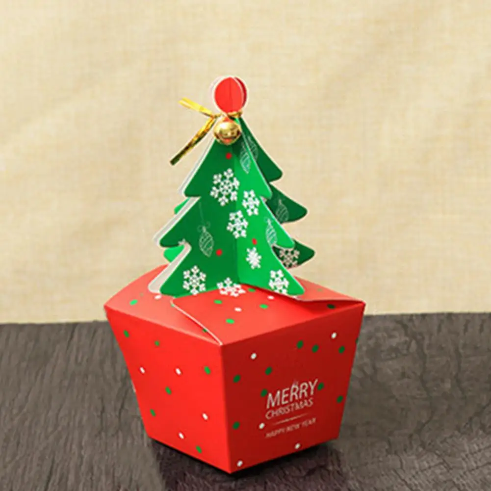 

Enhance Atmosphere Attractive Christmas Candy Bags Cookie Packaging Case for Household