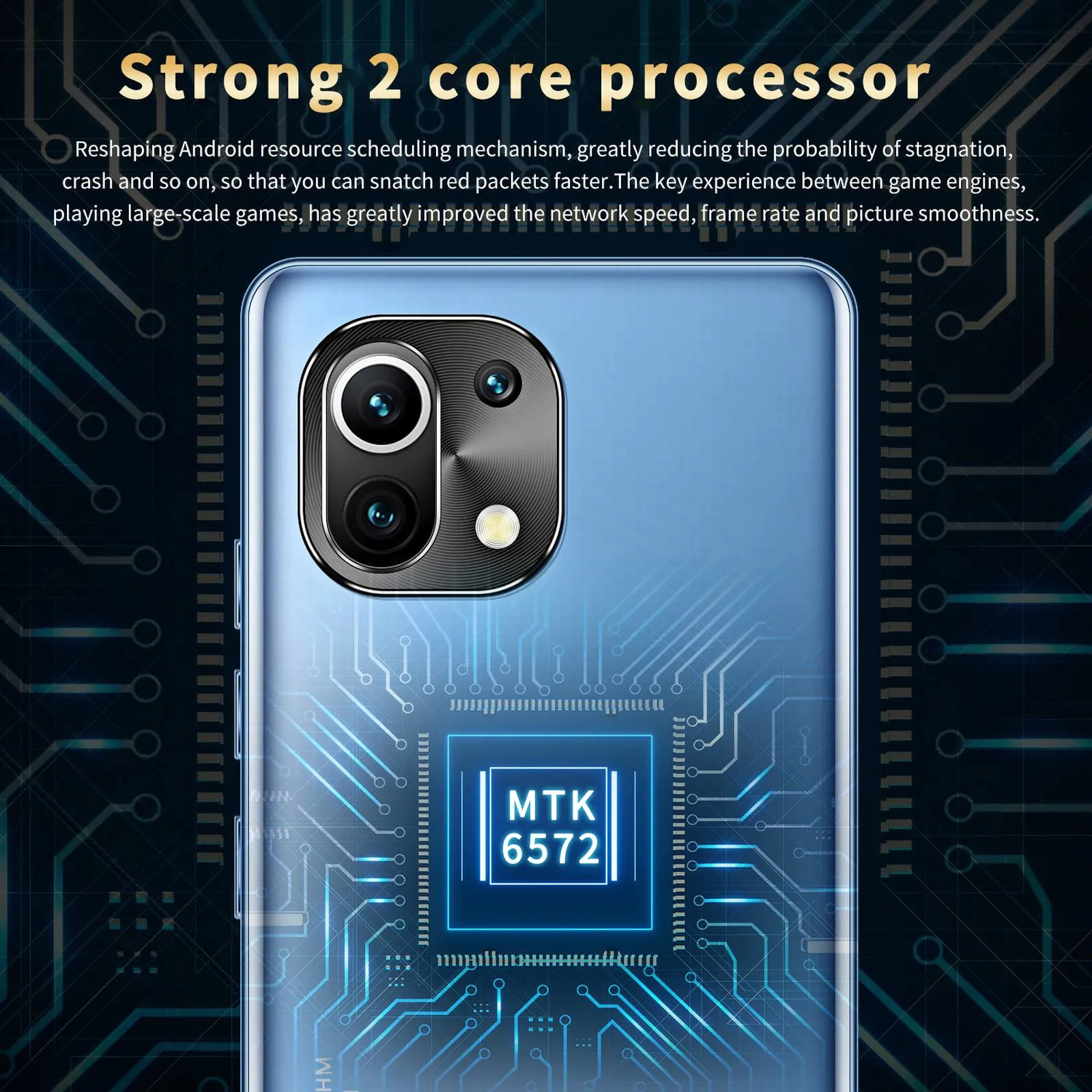 Бесплатная доставка дешевые смартфоны на Android M13 5 0 дюйма разблокировка по лицу HD