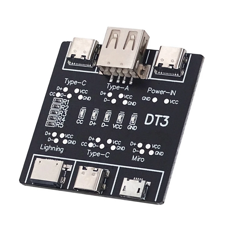 

USB-тестер для кабеля данных DT3 для IOS Android Micro-USB Type-C