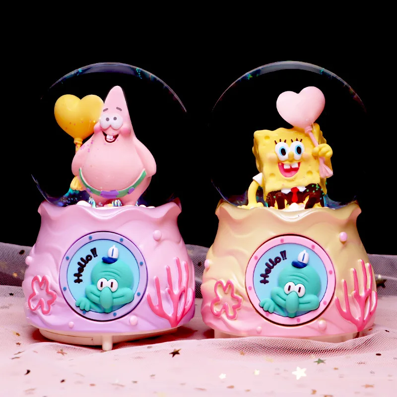 Аниме Kuromi хрустальный шар фигурка модели почтовые музыкальные шкатулки Crayon Shin-chan