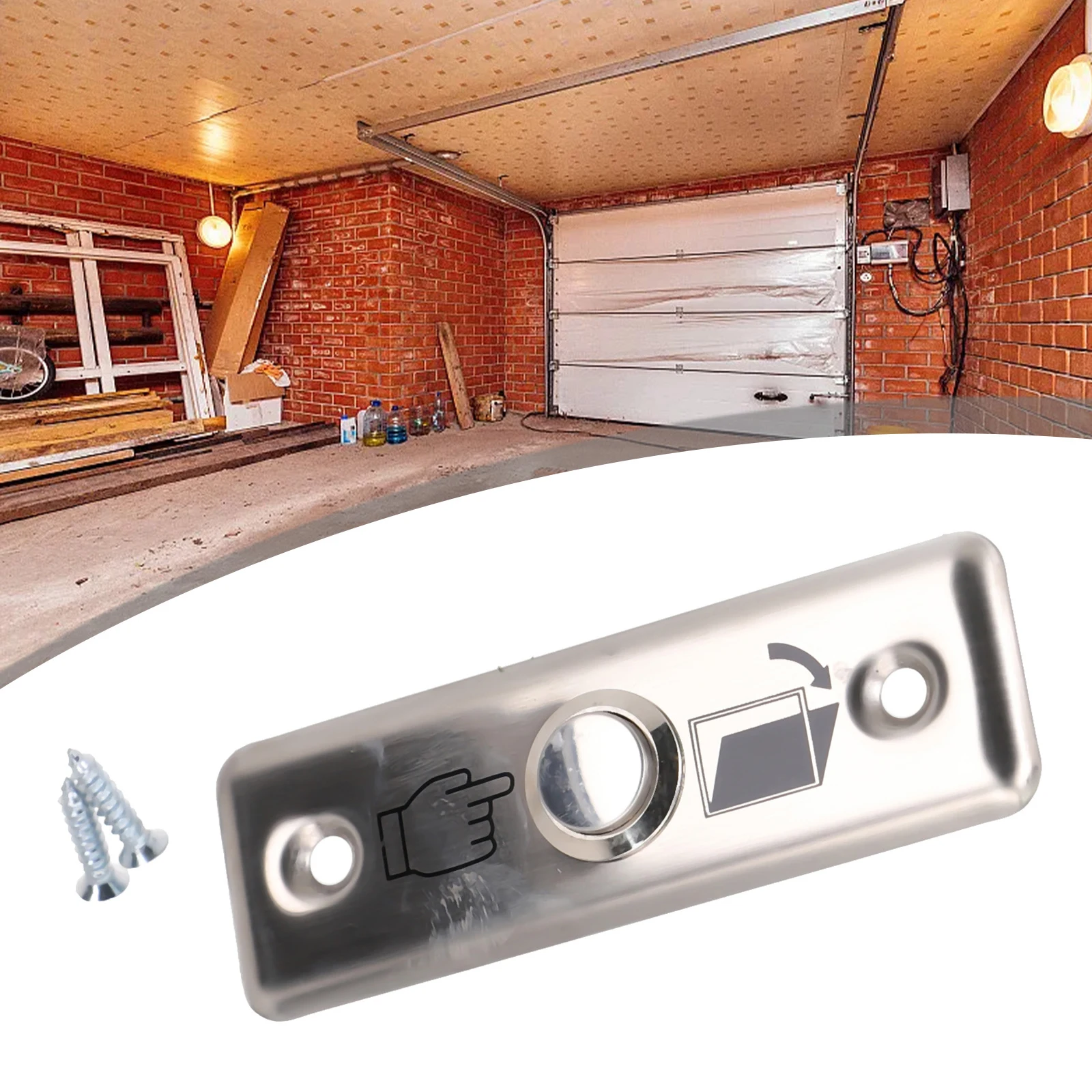 Для контроля доступа дверной выключатель из нержавеющей стали тонкая кнопка