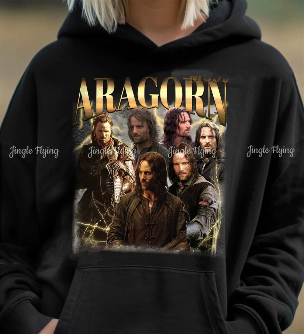 Ограниченная серия: винтажная толстовка унисекс в стиле Aragorn Rock