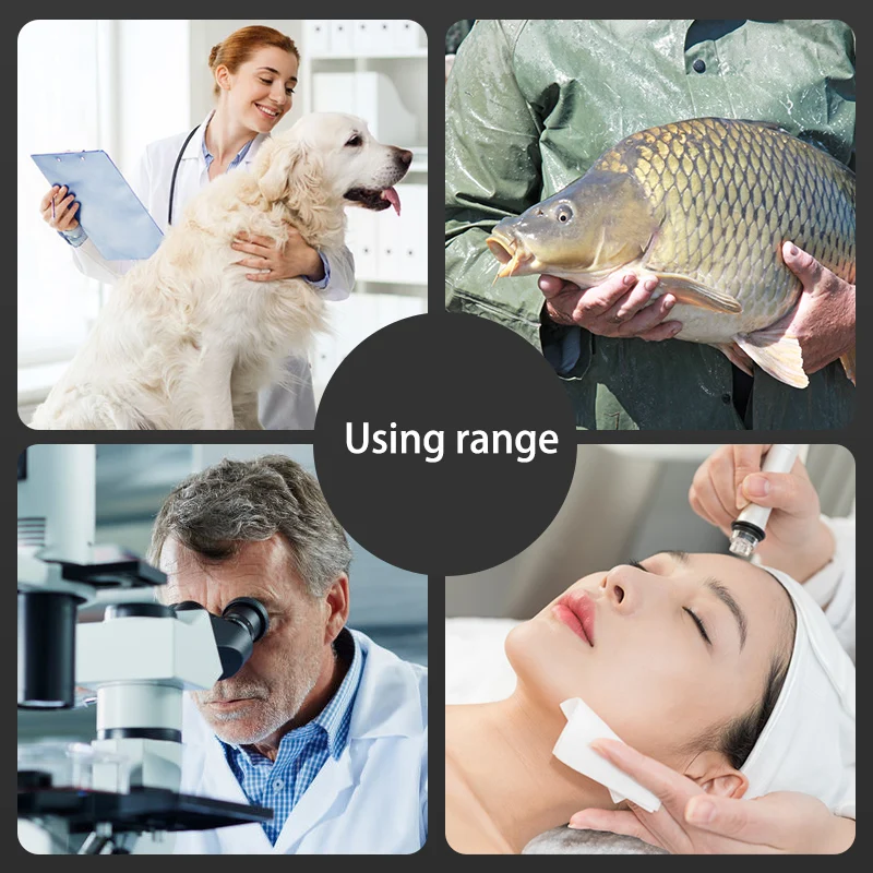 Цифровой Биологический микроскоп 7-дюймовый ЖК-дисплей со встроенной 5Мп камерой