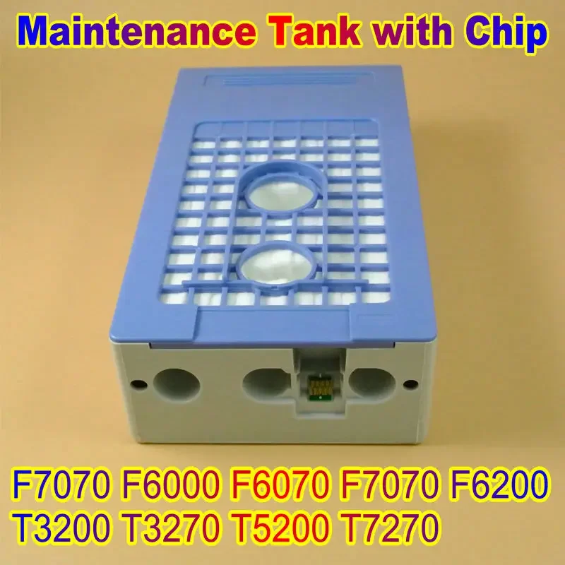 F7070 F6070 Средство для отработанных чернил в резервуаре с набором чипов Epson F6000 F6200