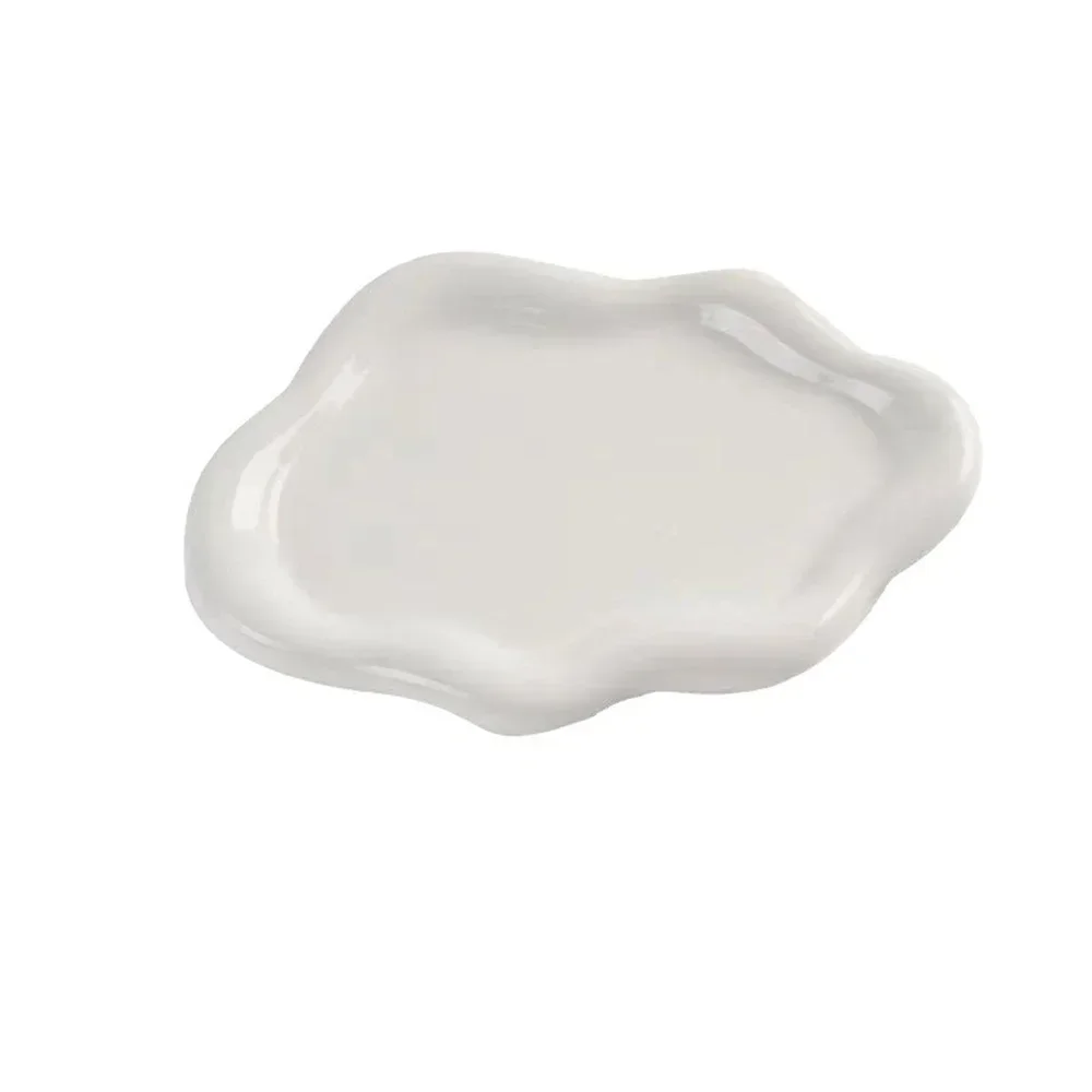 Блюдо для ювелирных изделий креативная керамическая тарелка в форме белого