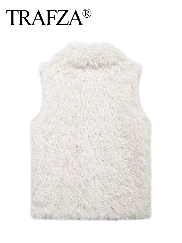 Женский зимний модный жилет с эффектом искусственного меха