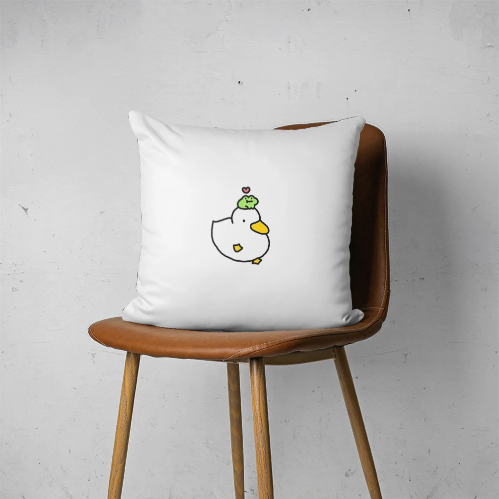 

FROG PILLOW 148 Customizable Bedroom Bed Sofa Hotel Car Lumbar Pillow Fashion Decorative Pillow Cover