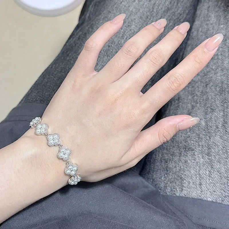 Высококачественный роскошный браслет MDL в стиле муассанита с бусинами