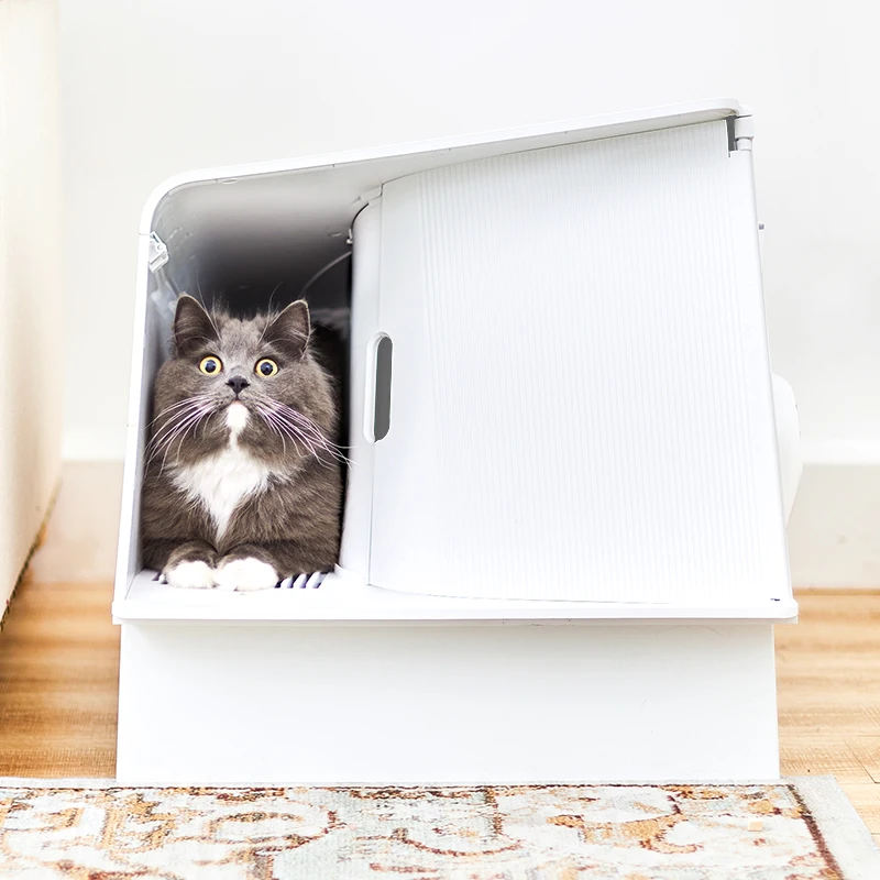 

Petkit Automatic Litter Box Self Cleaning Fully Enclosed Cat Litter Box Large Villa Electric Deodorant Anti Splash Litter Tray