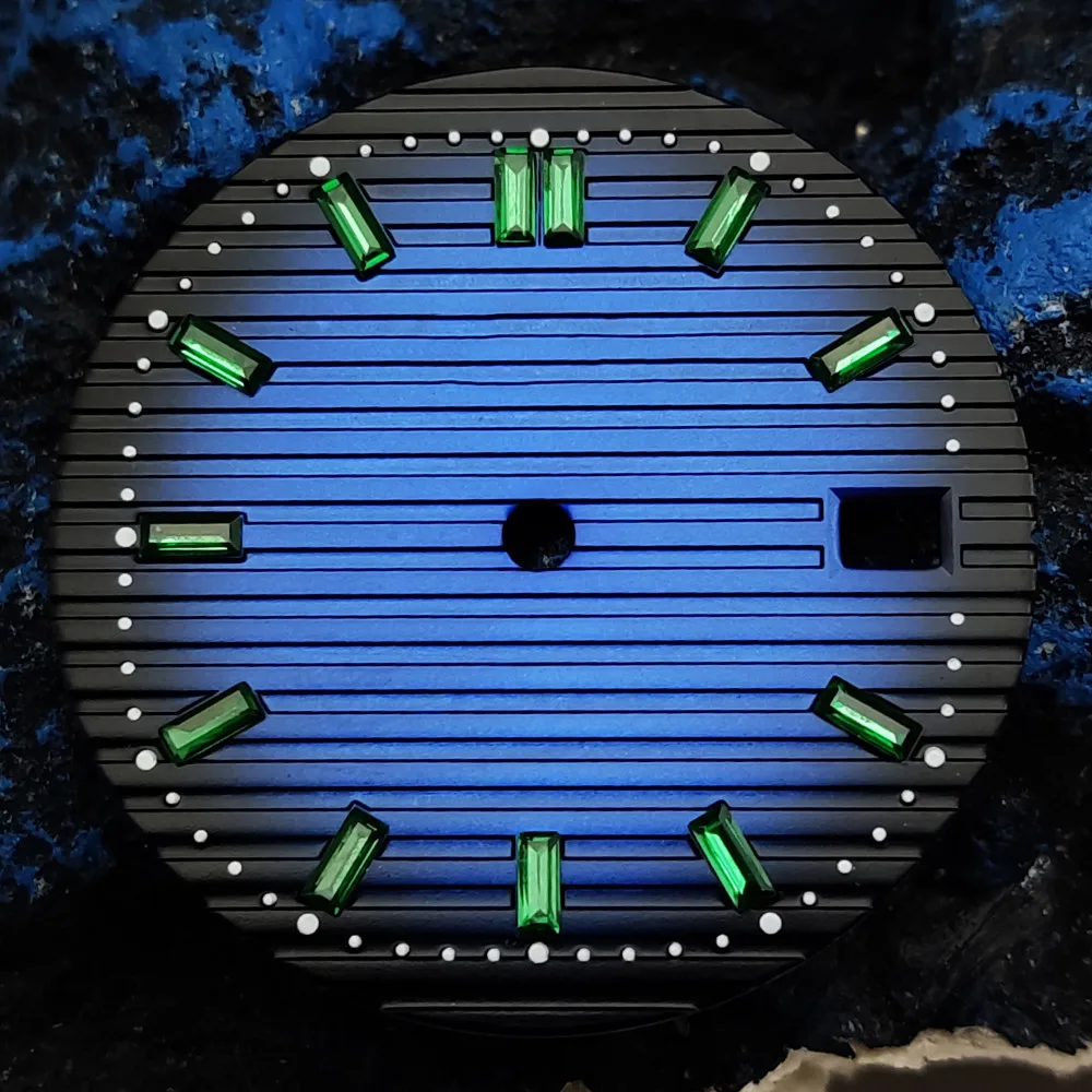 NH35 Dial And Hands 29.8MM Dial Luminous with Diamonds Multi-coloured Dial Accessories for NH35/NH36 Movement