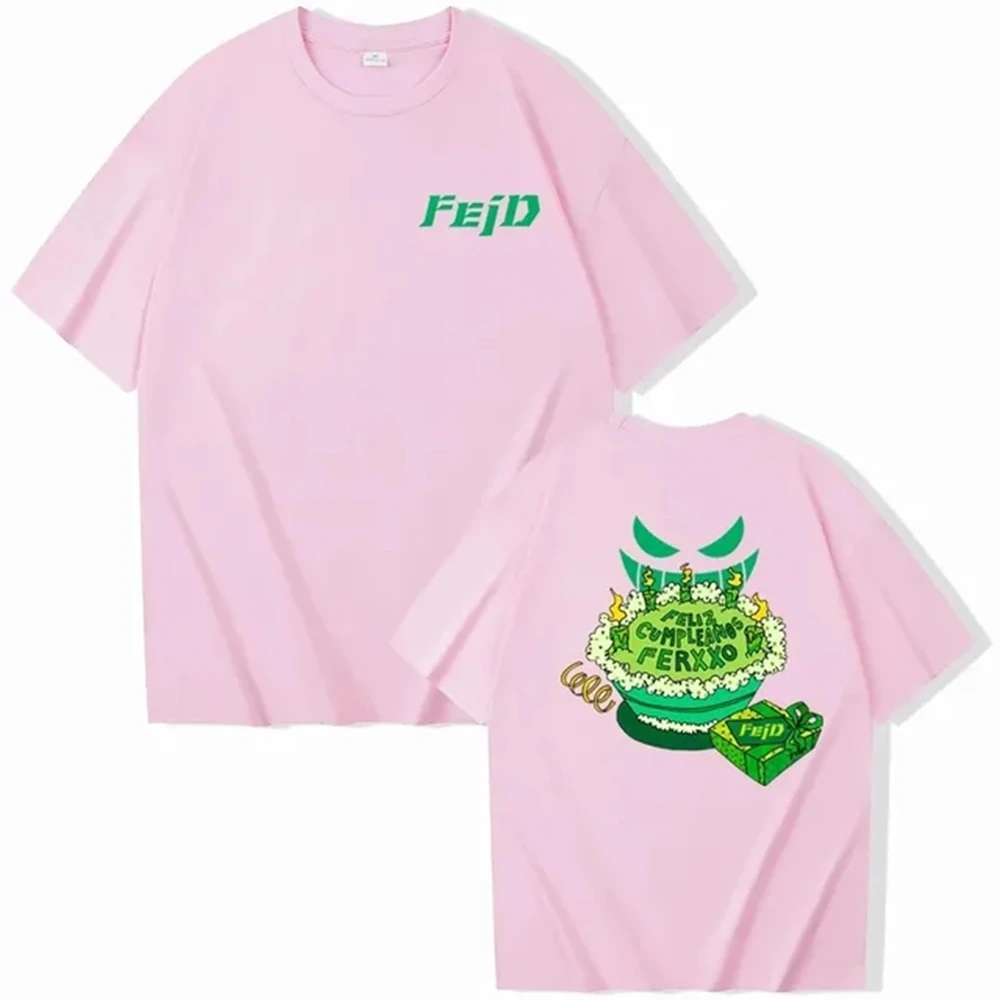 Feliz Cumpleaños 2024 Женская Хлопковая Футболка Tour Уличная Одежда В Стиле Хип-хоп