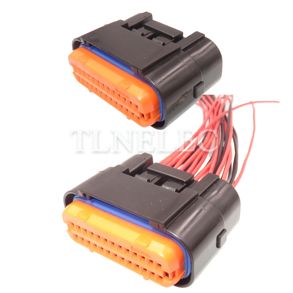 Автомобильный негерметичный разъем ЭБУ, 26 контактов, с проводами, автомобильные Проводные жгуты, розетки MX23A26XF1 MX23A26SF1 MX23A26NF1