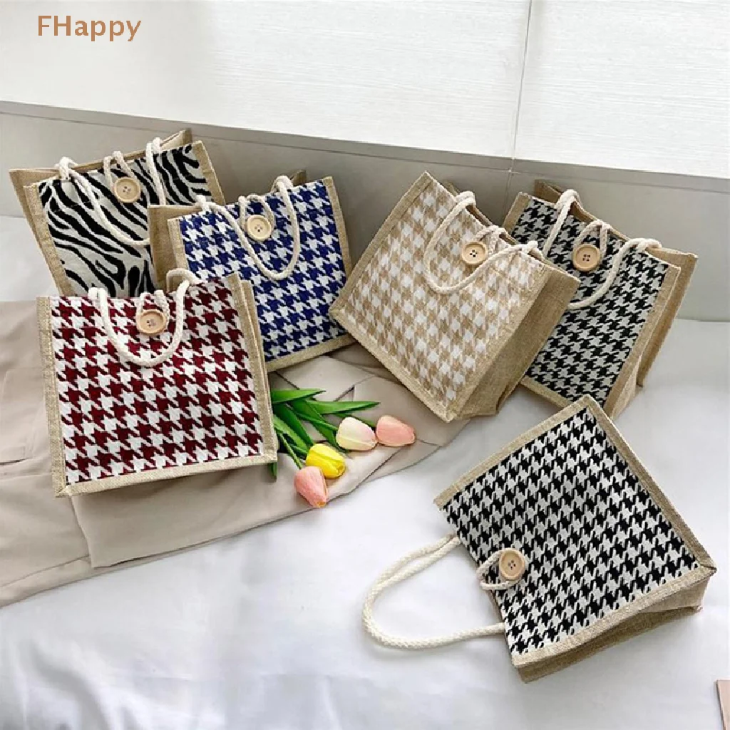 

Mini Tote Bag for Women Mobile Phone Tote Bag Lady Small Linen Casual Handbag Female Shopping Bag