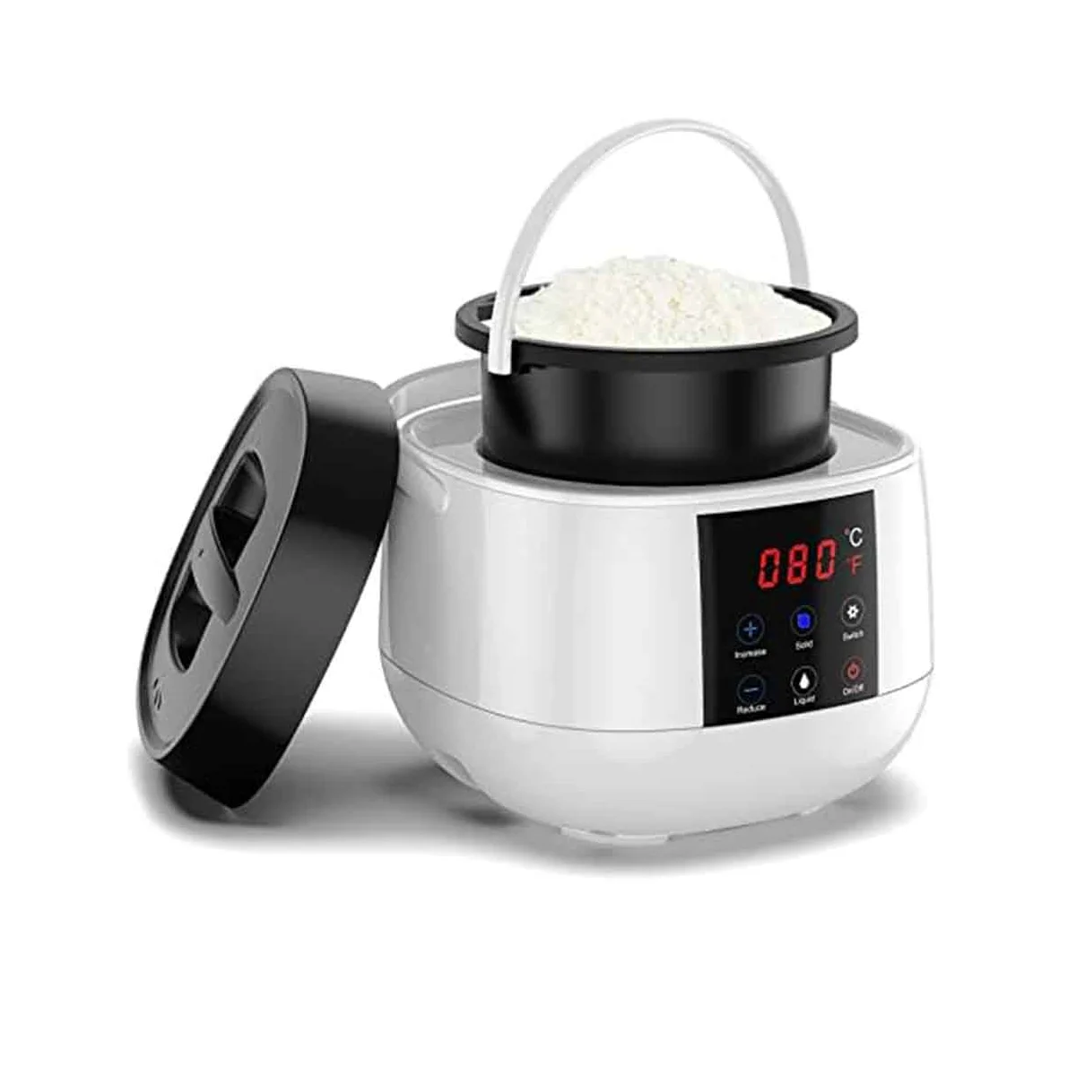 

Candle Making Wax Melting Pot, Wax Melter for Candle Making,LED Temperature Display for Adults Beginner, Soy Wax EU Plug