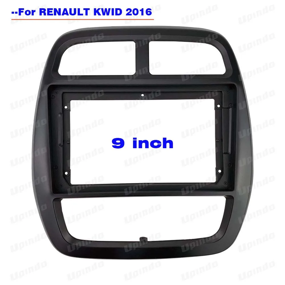 2 Din 9 Inch Car Radio Installation DVD GPS Mp5 ABS PC Plastic Fascia Plane Frame for RENAULT KWID 2016 Dash Kit | Автомобили и