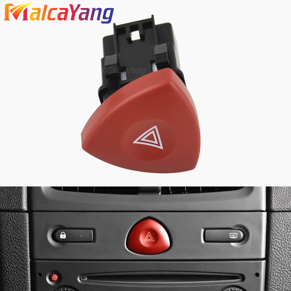 

Hazard Flasher Warning Light Switch Button For Renault Laguna Opel Vivaro Movano Nissan Primastar Interstar 8200442724 93856337