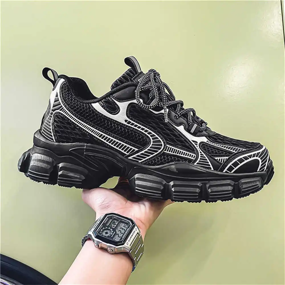 

anti-skid with ties shoes size 38 Running lacing boots sneakers men walking shoes sport entertainment on sale style YDX1