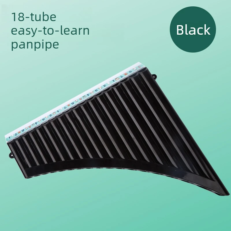 Пан-флейта на 18 трубках, тональность До, с мундштуком, духовой инструмент для студентов и начинающих, с сумкой для переноски, новинка 2026 года (art.: 3920daf2fe71c) - 3920daf2fe71c